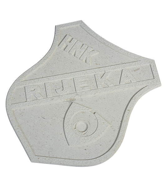 HNK Rijeka - 3D printani zidni grb 175 mm