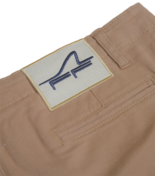 FF - CAMEL CHINO DUGE HLAČE
